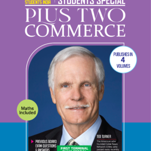 Plus Two Commerce Part 2 students special guidebook featuring sample question papers, answers, and first terminal exam preparation for Kerala Higher Secondary students.